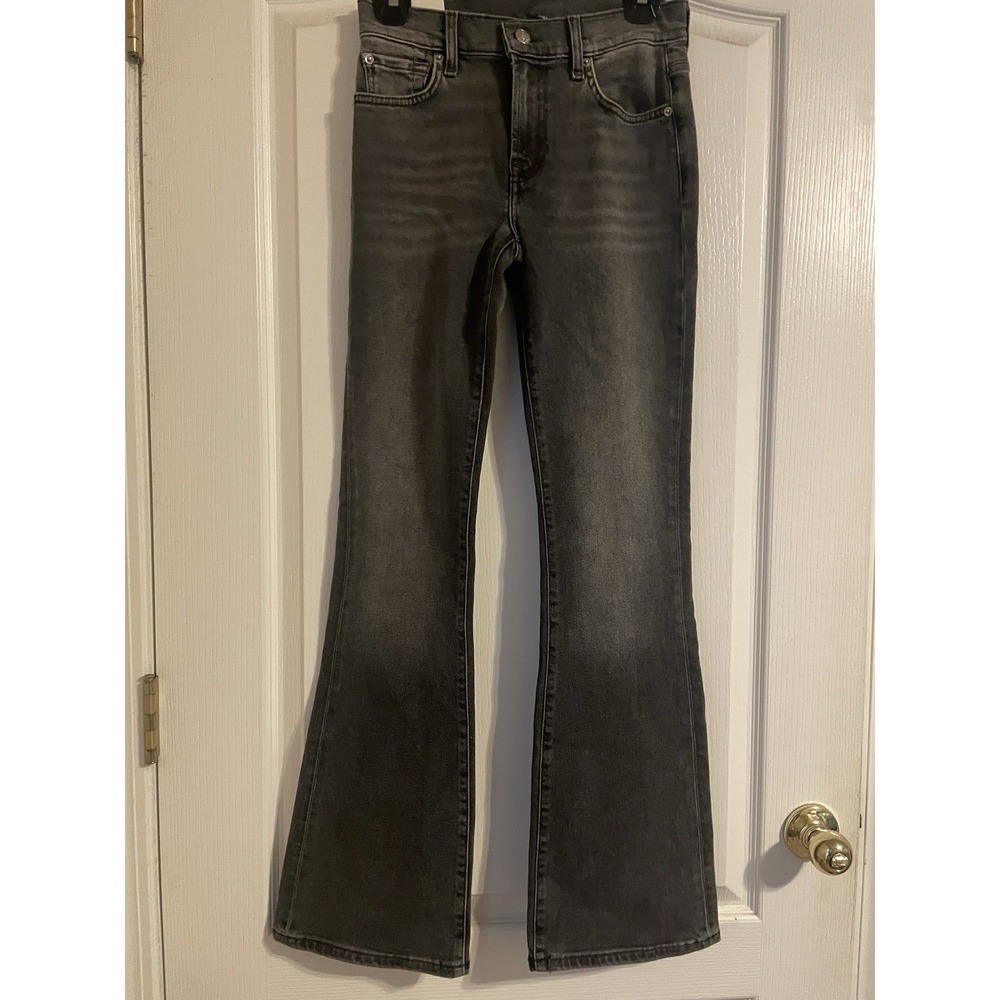 Splendid Your Favorite Pair Flare Jeans 26 Black NWT Washed High Rise Denim